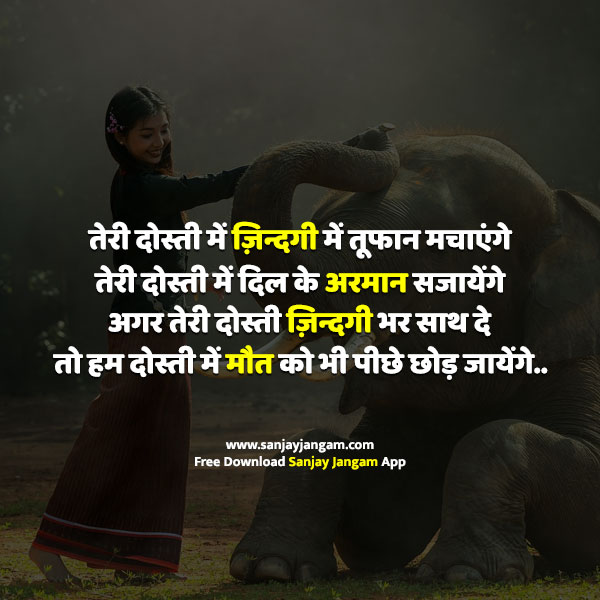 Friendship Shayari In Hindi 1000 फ र डश प श यर ह द म Sanjay Jangam